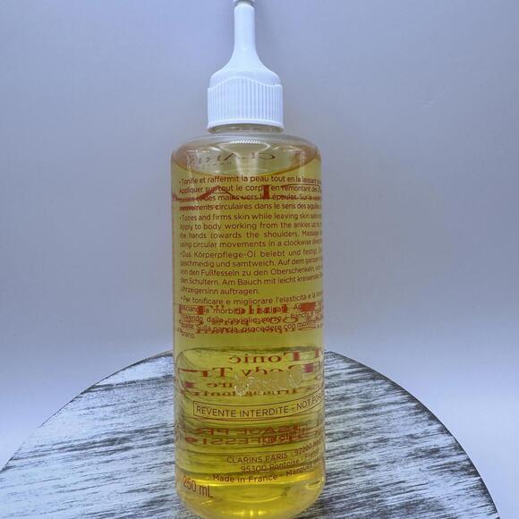 Clarins Tonic Body Treatment Oil JUMBO 8.4 oz/250 ml Firming BRAND NEW w/o box - Picture 3 of 5